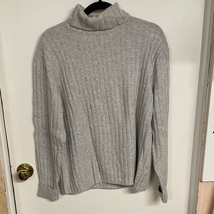 Banana Republic Gray Turtleneck Sweater